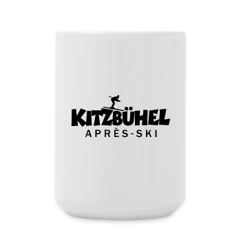 Kitzbühel Après-Ski Skifahrer - Große Tasse 440 ml - Weiß - Vorne