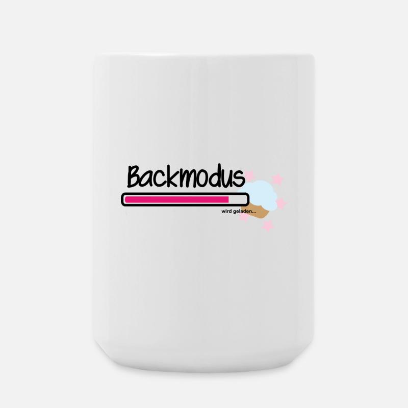 Im Backmodus - Große Tasse 440 ml - Weiß