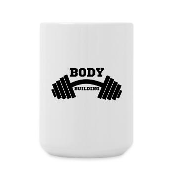 Gym - Große Tasse 440 ml - Weiß - Vorne