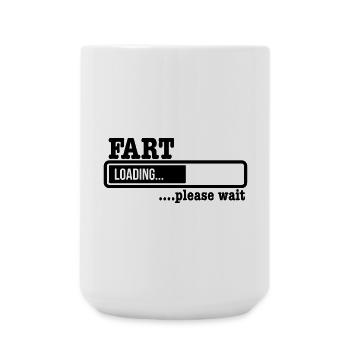 fart - Large Mug 440 ml - white - Front