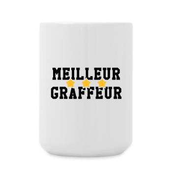 Graffiti / Tag / Writer / Street Art - Große Tasse 440 ml - Weiß - Vorne