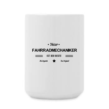 Bester Fahrradmechaniker - Große Tasse 440 ml - Weiß - Vorne