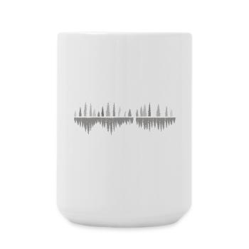 Sound of Nature - Winter - Large Mug 440 ml - white - Front