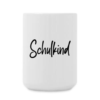 Schulkind - Einschulung Erstklässler - Große Tasse 440 ml - Weiß - Vorne