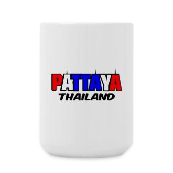 Pattaya Thaïlande - Grande tasse 440 ml - blanc - Devant