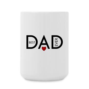 Best Dad ever - Large Mug 440 ml - white - Front