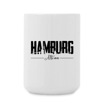 Hamburg Altona, City Shirt - Große Tasse 440 ml - Weiß - Vorne