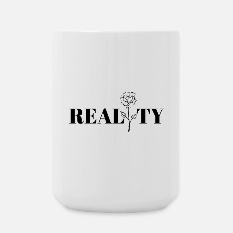 Un design cool, la réalité. - Grande tasse 440 ml - blanc