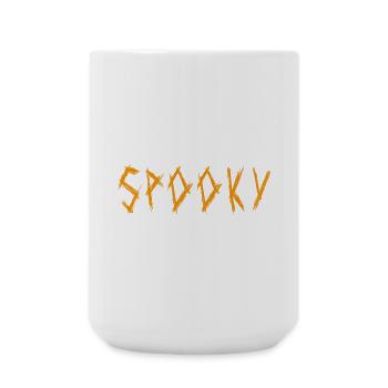 Spooky, Spooktober, Halloween Shirt - Große Tasse 440 ml - Weiß - Vorne