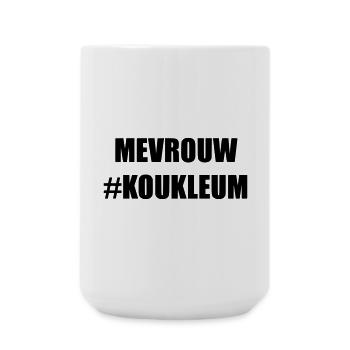 Frau koukleum Für Frauen, die kalt sind * - Große Tasse 440 ml - Weiß - Vorne