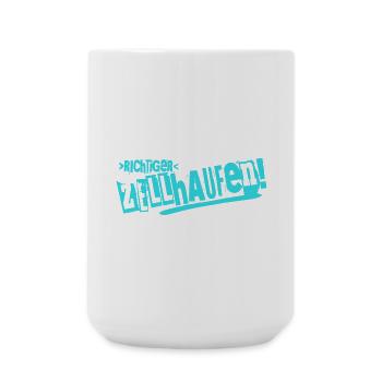 Zellhaufen Man - Große Tasse 440 ml - Weiß - Vorne