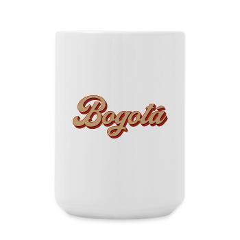 Vintage Bogota Colombie - Grande tasse 440 ml - blanc - Devant