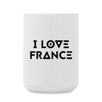 I LOVE FRANCE - Large Mug 440 ml - white - Front