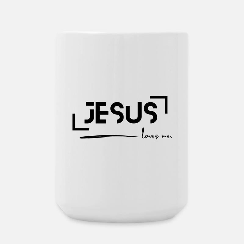 Jésus m’aime - Grande tasse 440 ml - blanc