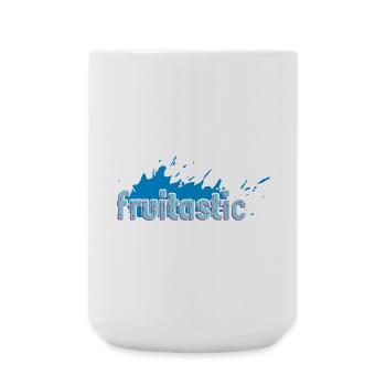 fruitastic claim fresh splash blue - Large Mug 440 ml - white - Front