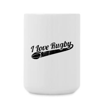 Rugby Love - Large Mug 440 ml - white - Front