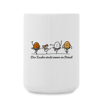 Ostern - Große Tasse 440 ml - Weiß - Vorne