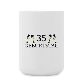 35th birthday 35 years - Large Mug 440 ml - white - Front