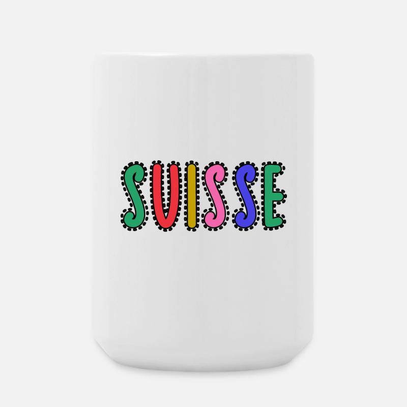 SUISSE - Grande tasse 440 ml - blanc