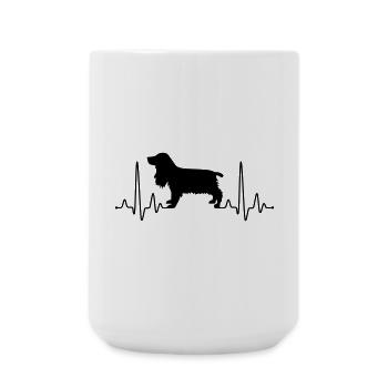 Cocker Spaniel Plus - Grande tasse 440 ml - blanc - Devant