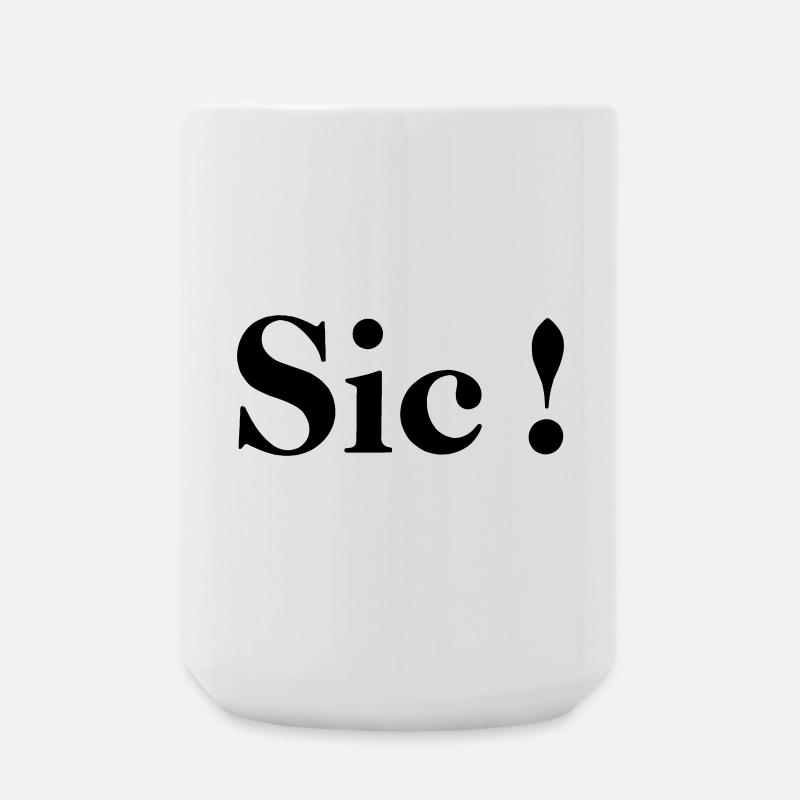 Sic! - Grande tasse 440 ml - blanc