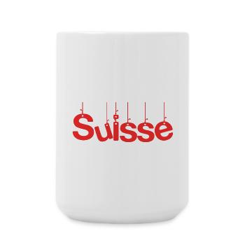 SUISSE. PAYS. GENEVE. SUISSE. HUMOUR. PAYS - Grande tasse 440 ml - blanc - Devant