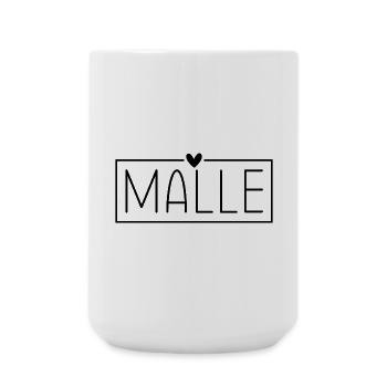 Mallorca Malle - Große Tasse 440 ml - Weiß - Vorne