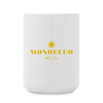 Sunburst Mondello Sicilia Design - Grande tasse 440 ml - blanc - Devant