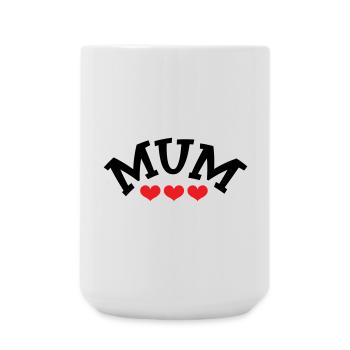 Mom / Mother's Day - Large Mug 440 ml - white - Front
