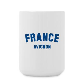 AVIGNON France Frankreich - Grande tasse 440 ml - blanc - Devant