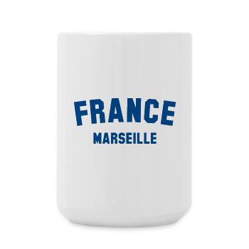 MARSEILLE France Frankreich - Große Tasse 440 ml - Weiß - Vorne