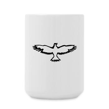 Flügel - Große Tasse 440 ml - Weiß - Vorne