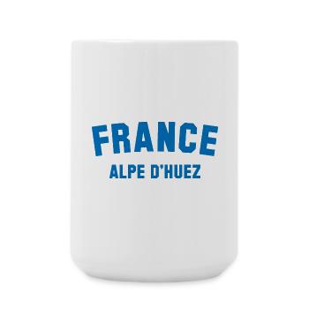 ALPE D HUEZ France - Große Tasse 440 ml - Weiß - Vorne