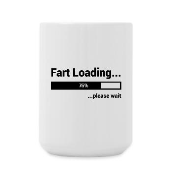 Abstract Geometric Line Art Design - Large Mug 440 ml - white - Front