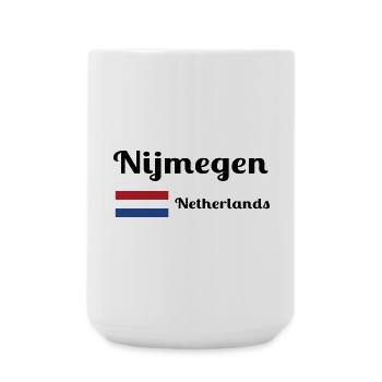 Nimwegen Niederlande - Stylische Drucke - Große Tasse 440 ml - Weiß - Vorne
