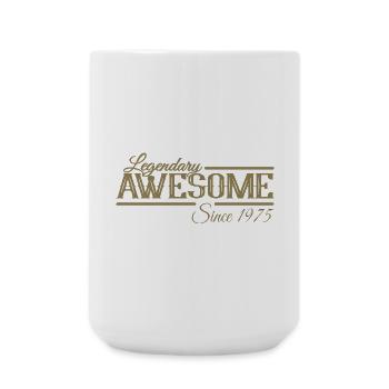 Légendaire depuis 1975 Millésime - Grande tasse 440 ml - blanc - Devant