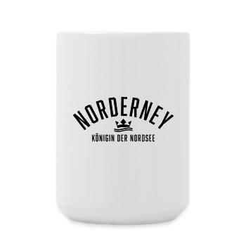 Norderney Queen of the North Sea - Large Mug 440 ml - white - Front