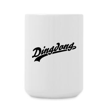 Dingdong - Große Tasse 440 ml - Weiß - Vorne