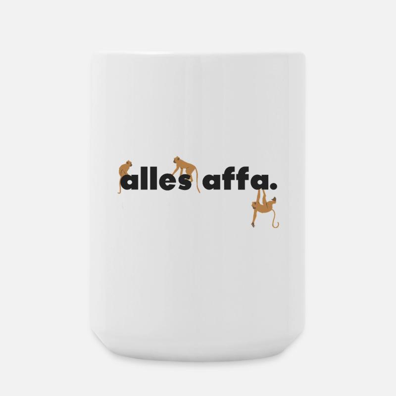 allesaffa. - Große Tasse 440 ml - Weiß