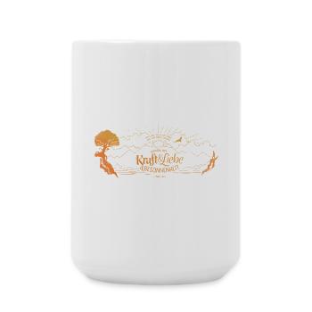 Gott hat uns keinen Geist der Furcht gegeben - Große Tasse 440 ml - Weiß - Vorne