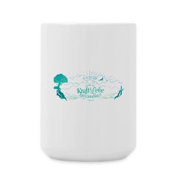 Gott hat uns keinen Geist der Furcht gegeben - Große Tasse 440 ml - Weiß - Vorne