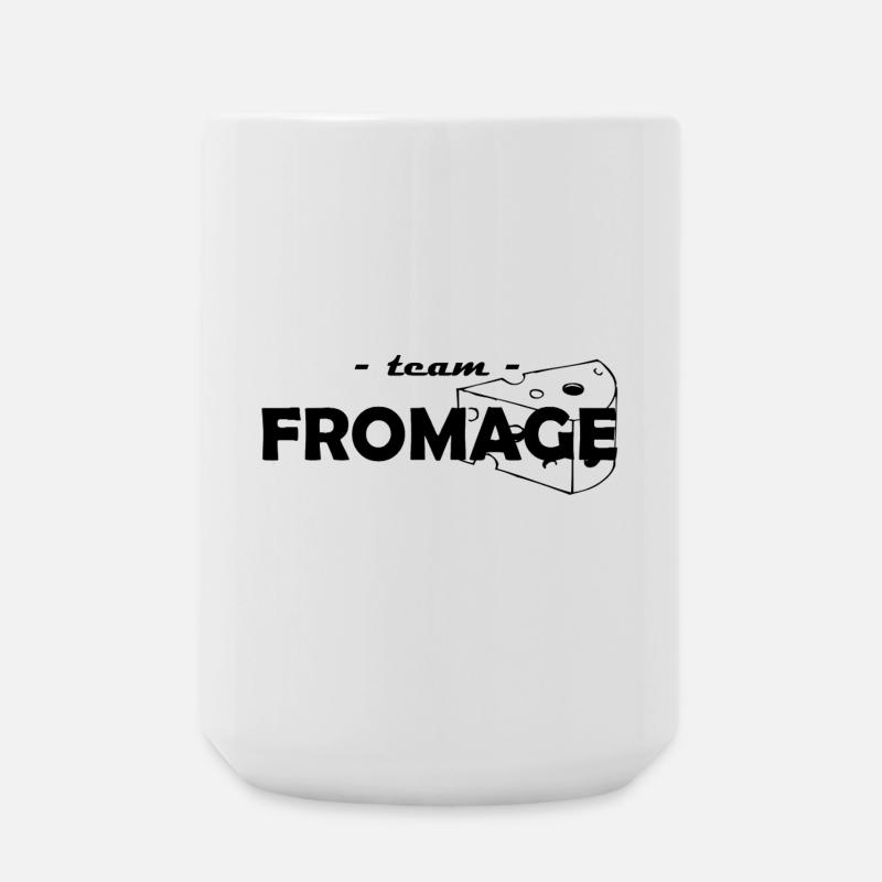 Team Cheese - Large Mug 440 ml - white