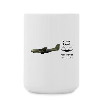 C-160 Transall - Grande tasse 440 ml - blanc - Devant