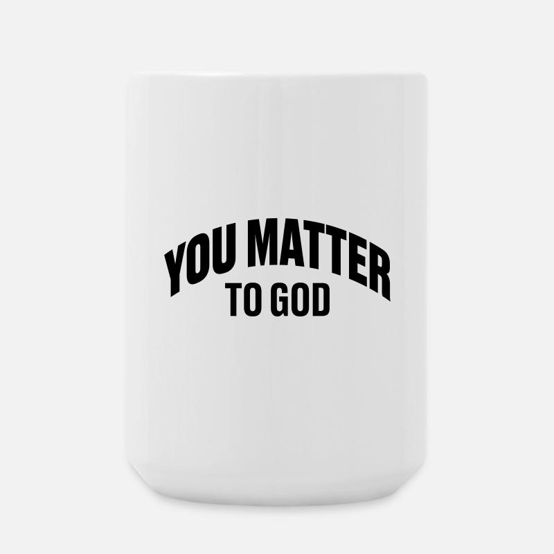 You are important to God - Large Mug 440 ml - white