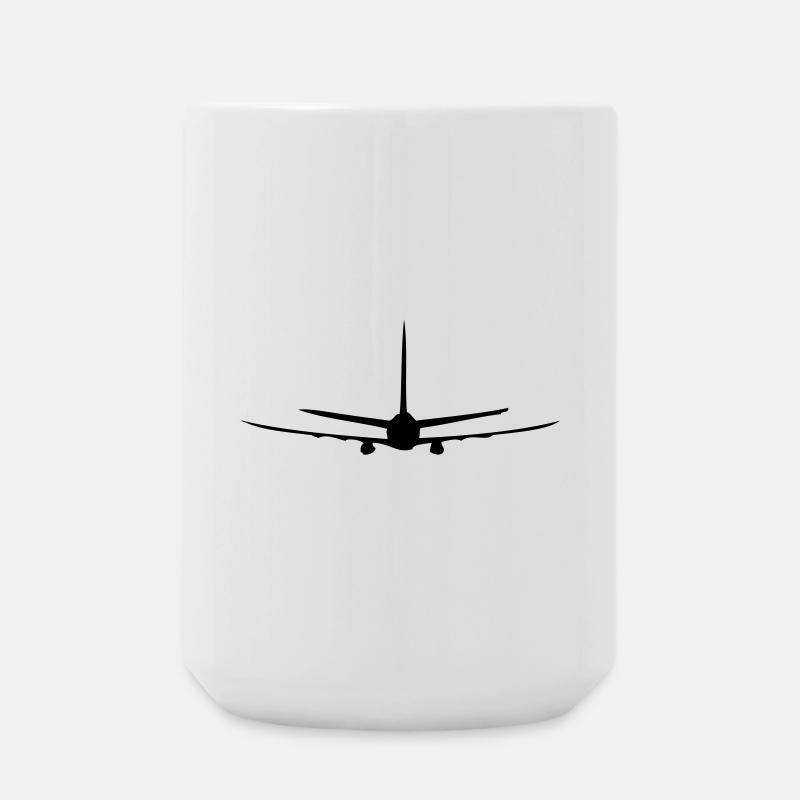 Flugzeug - Große Tasse 440 ml - Weiß
