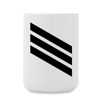 Hauptgefreiter Dienstgrad - Große Tasse 440 ml - Weiß - Vorne