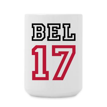 BELGIEN Belgium - Large Mug 440 ml - white - Front