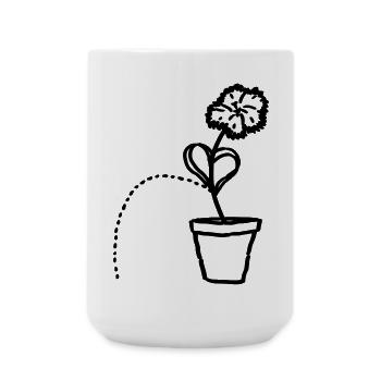 Pipinelke - Große Tasse 440 ml - Weiß - Vorne