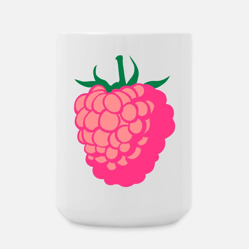 Raspberry fruit - Large Mug 440 ml - white