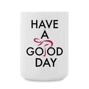 cycling - Large Mug 440 ml - white - Front